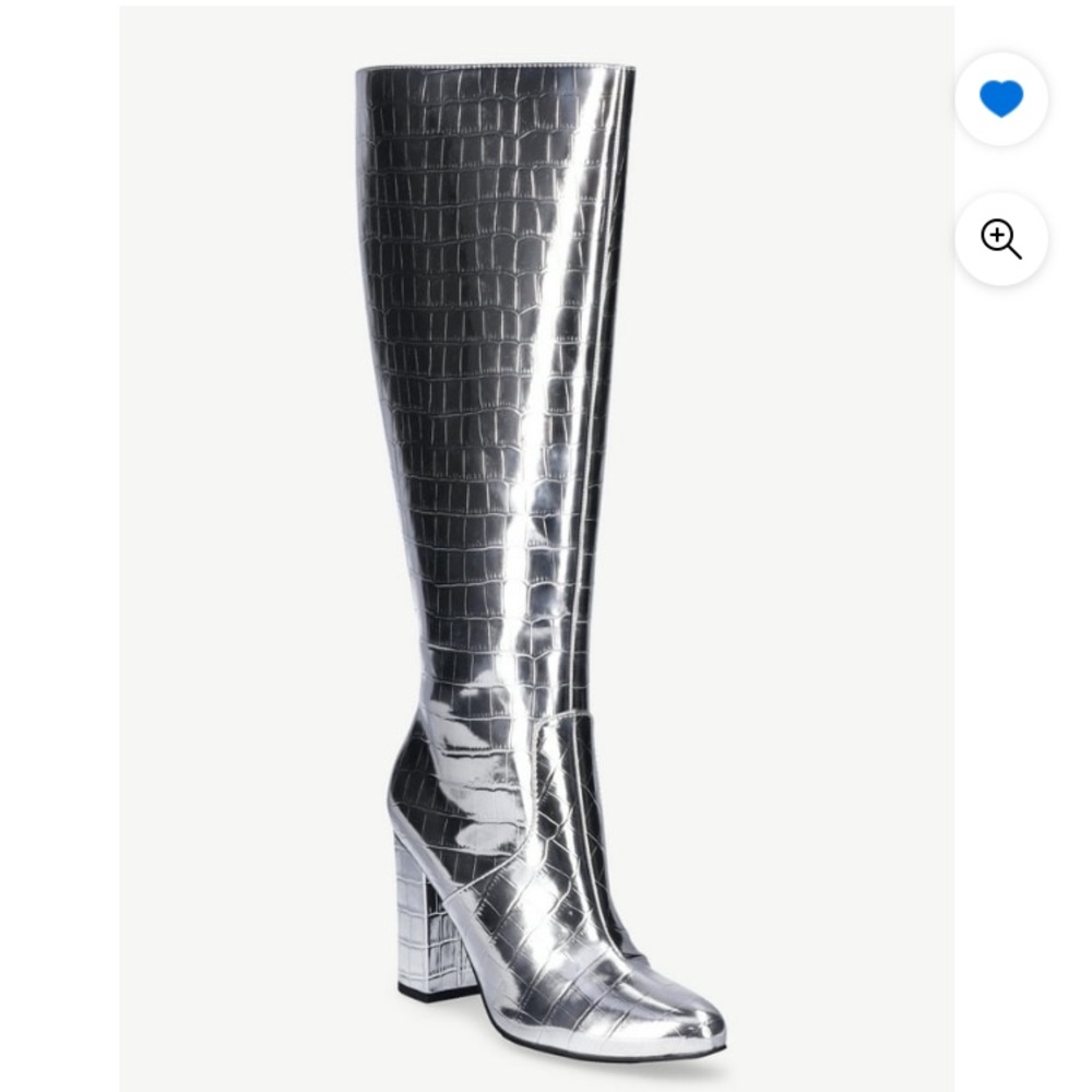 Scoop Metallic over the knee boots